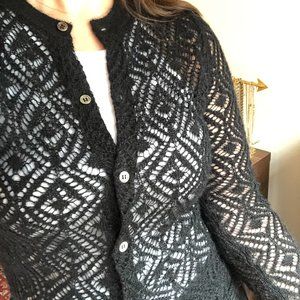 Comme des Garçons "Lace" Cardigan